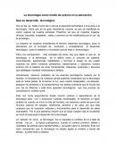 Resumen El desarrollo tecnologico