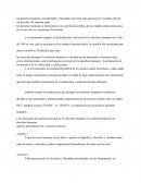 Derechos humanos son libertades y facultades