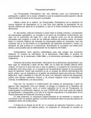 Los presupuestos participativos