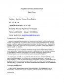 Proyecto de Educación Cívica