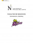 FACULTAD DE NEGOCIOS Administración y Marketing