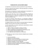 REPORTE DEL TEMA 1 : FUNDACION DE LAS NACIONES UNIDAS