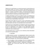 Administración. Planeación