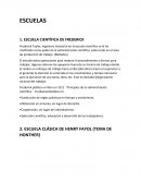 ESCUELA CIENTÍFICA DE FREDERICK