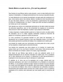 Siendo México un país tan rico. ¿Por qué hay pobreza?