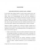 CASO INFOTRIM ¿QUÉ HARÍA USTED EN EL LUGAR DE JUAN?, ¿PORQUE?