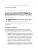 Antecedentes, misión, visión y organigrama