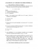 Análisis de las variables macroeconómicas