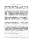 Cual es la Sociología de las organizaciones