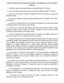 Cuestionario de derecho de Estados Unidos