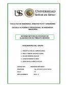 INGENIERÍA MÉTODOS I