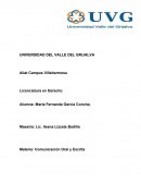 Ensayo : Comunicacion Oral y Escrita