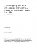 Hoy iniciamos el estudio de la materia que se va a constituir en la herramienta más valiosa para lograr el éxito en la misión asignada: los Derechos Humanos