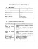 DOCUMENTO INDIVIDUAL DE ADAPTACIÓN CURRICULAR.