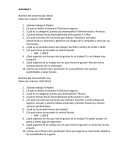 Actividad 1.Nombre del entrevistado: María