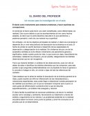 El diario del profesor.Un recuso para la investigación en el aula