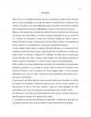 PLATÓN nació en una familia aristócrata ateniense acomodada