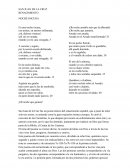 San Juan de la Cruz, Oh noche oscura.