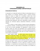 CONSIDERACIONES CONTEXTUALES