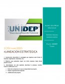 Planeacion Estrategica Datos de la empresa en la que se desarrollará el proyecto