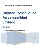 EMPRESA INDIVIDUL DE RESPONSABILIDAD LIMITADA: VENTAJAS Y DESVENTAJAS