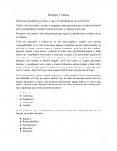 Principios y Valores Empecemos por definir que opino yo, que es el significado de cada uno de ellos