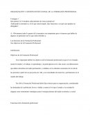 ORGANIZACIÓN Y GESTIÓN INSTITUCIONAL DE LA FORMACIÓN PROFESIONAL