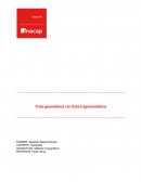 Cota geométrica v/s Cota trigonométrica