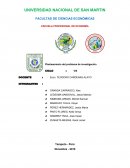 Planteamiento del problema de investigación. ORIGEN DE LAS INVESTIGACIÓN