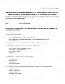 INSTRUMENTO PARA EVALUAR CONOCIMIENTOS Y NECESIDADES SOBRE EDUCACIÓN SEXUAL EN ESTUDIANTES DE EDUCACIÓN SECUNDARIA