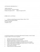 Informe de balance de contabilidad