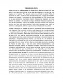 RESUMEN DEL TEXTO Hegel dice que los hombres hacen su propia historia