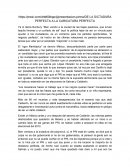 DE LA DICTADURA PERFECTA A LA CARICATURA PERFECTA