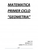 Geometría N.A.P: “RESUELVEN PROBLEMAS QUE IMPLIQUEN IDENTIFICAR, USAR Y ANALIZAR LAS PROPIEDADES DE LAS FIGURAS Y LOS CUERPOS GEOMETRICOS”.