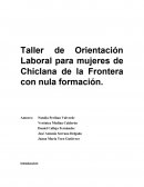 LA FORMACIÓN DE LA MUJER CHICLANERA