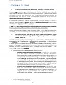 LECCION 4. EL PAGO