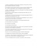 Ejercicios de Soluciones, Química