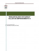 PLAN DE NEGOCIOS “MANJAR BLANCO DE QUINUA” TALLER DE EMPRENDIMIENTO II
