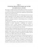 ANÁLISIS DEL PRESUPUESTO GENERAL DEL ESTADO PANAMEÑO PARA EL AÑO 2015