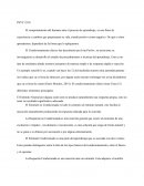 El Comportamiento de ser humano en el proceso de aprendizaje