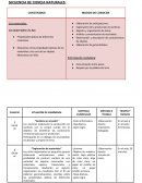 Informe de itinerario de actividades del curso de Ciencias Naturales