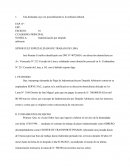 Una demanda cuya vía procedimental es la ordinaria laboral.