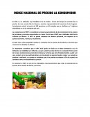 INDICE NACIONAL DE PRECIOS AL CONSUMIDOR las variaciones