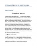 FORMACIÓN Y SANCIÓN DE LA LEY