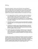 Bulling Agresividad injustificada