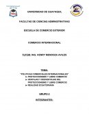 Politicas comerciales internacionales