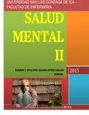 PLAN DIDACTICO “A” OBSERVACIÓN DEL PACIENTE PSIQUIÁTRICO