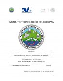 PROYECTO “APLICACIÓN DE LAS NORMAS OFICIALES MEXICANAS (NOM) AL EDIFICIO J, PERTENECIENTE AL INSTITUTO TECNOLOGICO DE JIQUILPAN”