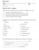 Prueba de lenguaje: Sujeto y Predicado.