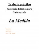 Trabajo práctico Secuencia didáctica para Quinto grado